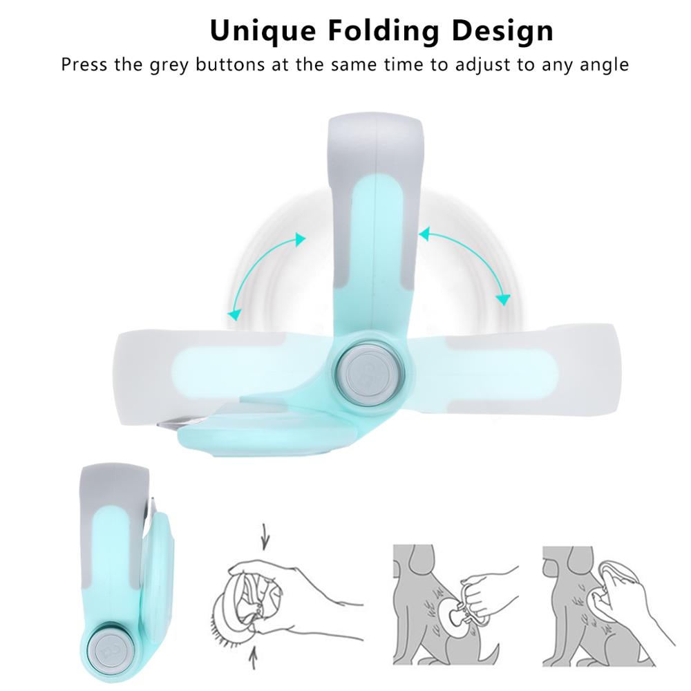 Foldable Pet Grooming Brush