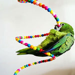 Multicolor Beads Birds Cage Toys