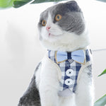 Cat Collar Adjustable Harness Leash British Style