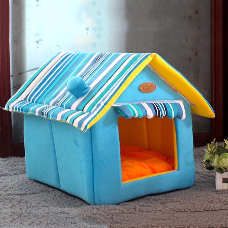 Lovely Warmer House-Shaped Pet Bed